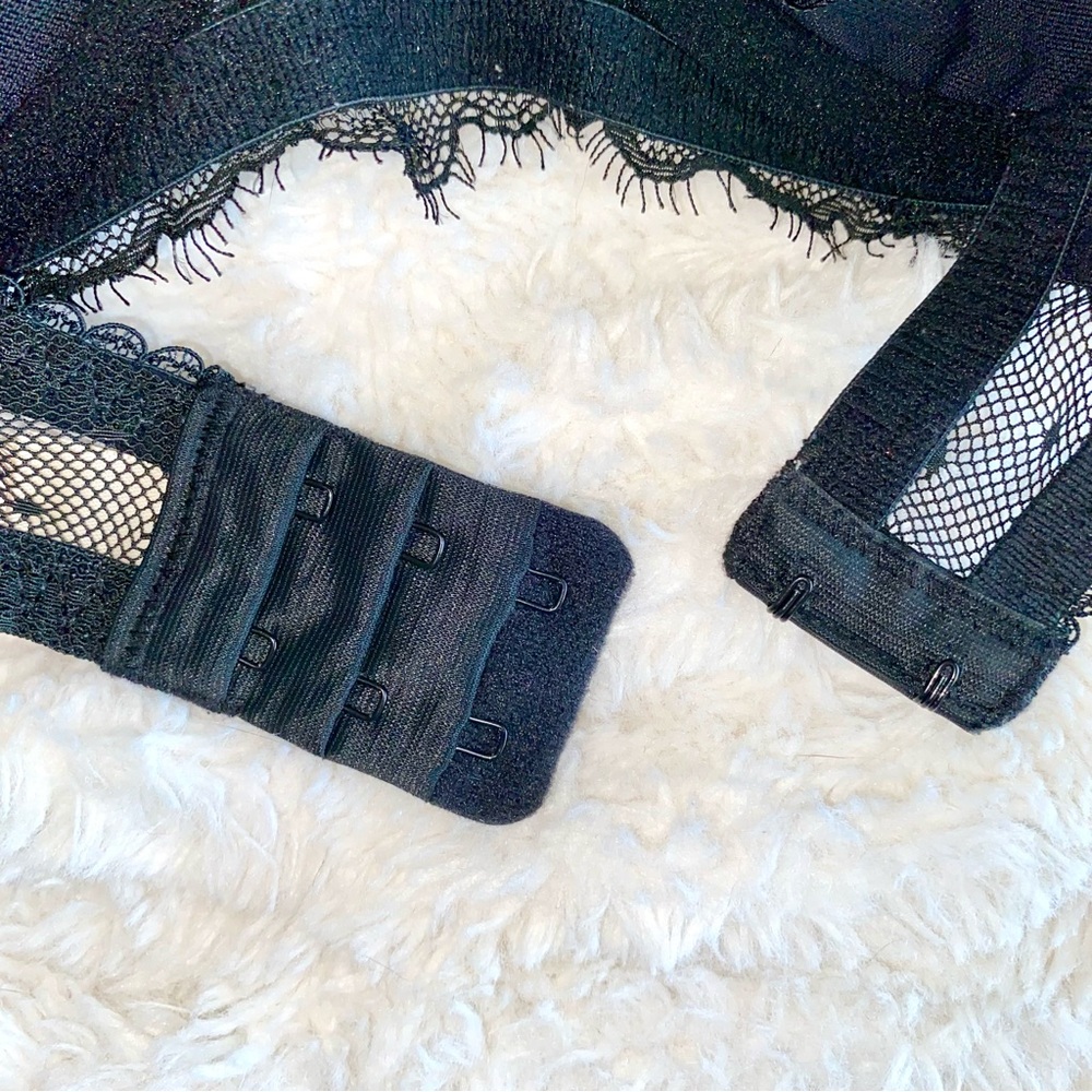 Auden Lace Unlined Balconette Bras, Set of 2, Black and Off-White, 36C - Picture 6 of 15